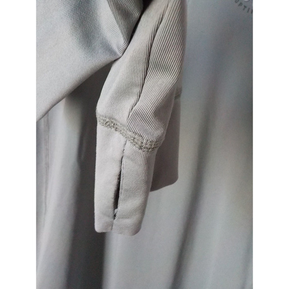 Life Is Good Gray Sports Jacket 1/4 Zip Fitted Outdoors GOOD MOVE Men Sz Medium - Picture 5 of 11